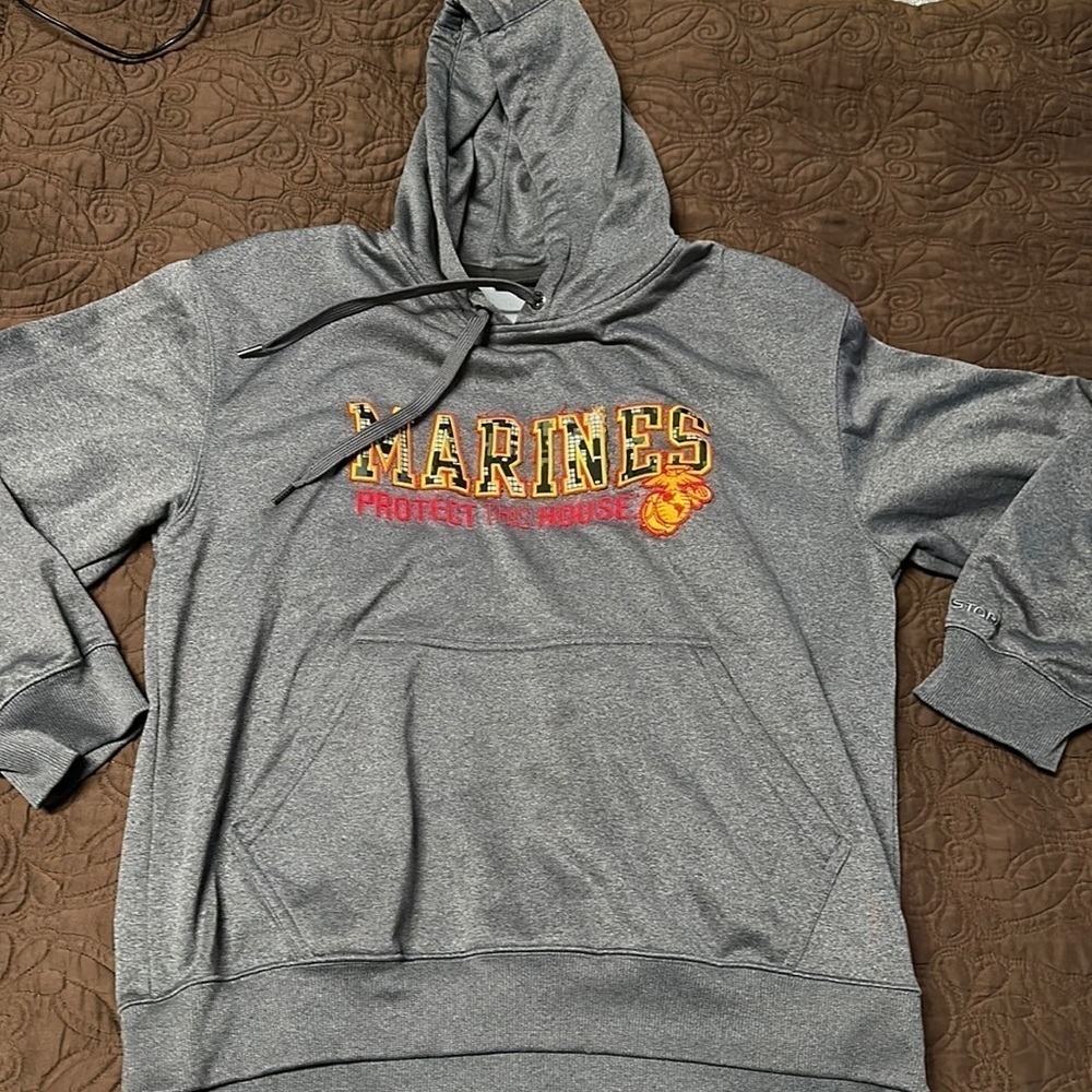 Mens under armour hoodie sz medium marines